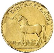 1 Ducat - Louis VIII, Germany, 1742 reverse image