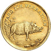 1 Ducat - Louis VIII Saudukat, Germany, 1750 reverse image
