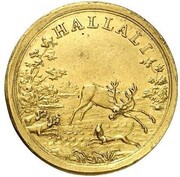 2 Ducats - Louis VIII Jagd Dukat, Germany, 1739-1768 reverse image