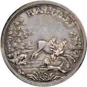 2 Ducats - Louis VIII Silver pattern strike, Germany, 1750 reverse image