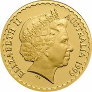 100 Dollars - Elizabeth II 4th Portrait - Common Heath - Gold Bullion Coin obverse image
