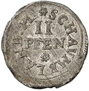 2 Pfennig - Charles, Germany, 1680 reverse image