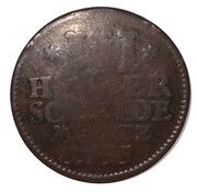3 Heller - William VIII, Germany, 1755 reverse image