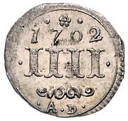 4 Hellers - Charles I, Germany, 1702 reverse image
