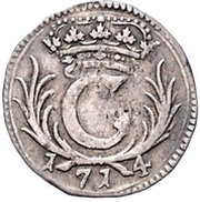 6 Hellers - Charles I obverse image