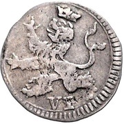 6 Hellers - Charles I, Germany, 1701-1714 reverse image