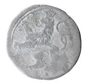 1 Albus - William VII squared year, Germany, 1670 reverse image