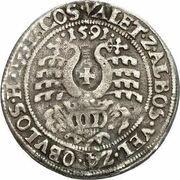2 Albus - William IV, Germany, 1591-1592 reverse image