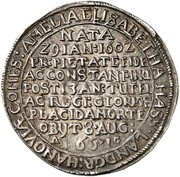 ⅛ Thaler - William V Death of Amalia Elisabeth obverse image