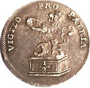 ⅛ Thaler - Charles, Germany, 1724 reverse image