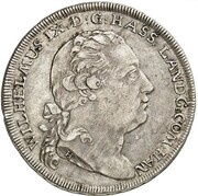 ½ Thaler - William IX Bieberer Ausbeute obverse image