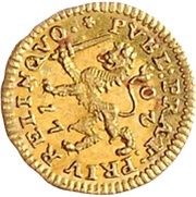 ¼ Ducat - Charles, Germany, 1720 reverse image