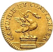 ¼ Ducat - Charles, Germany, 1720 reverse image