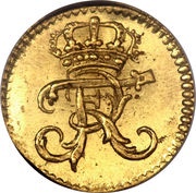 ¼ Ducat - Frederick I obverse image