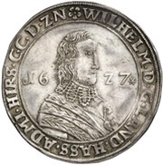 1 Thaler - William V obverse image