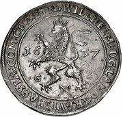 1 Thaler - William V Weidenbaumtaler obverse image
