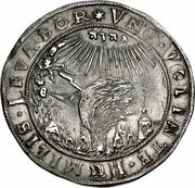 1 Thaler - William V Weidenbaumtaler, Germany, 1637 reverse image