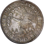 1 Thaler - William VI Weidenbaumtaler, Germany, 1637-1638 reverse image