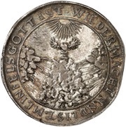 1 Thaler - William V Death, Germany, 1651 reverse image
