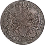 1 Thaler - Frederick I, Germany, 1733 reverse image
