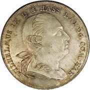 1 Thaler - William IX Bieberer Ausbeute obverse image