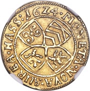 1 Goldgulden - Moritz, Germany, 1624-1626 reverse image