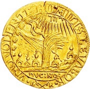 1 Ducat - William V Death, Germany, 1637 reverse image