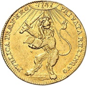 1 Ducat - Charles, Germany, 1720 reverse image