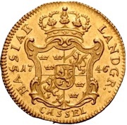 1 Ducat - Frederick I, Germany, 1731-1750 reverse image