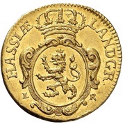 1 Ducat - Frederick I, Germany, 1737 reverse image