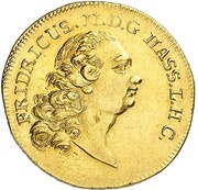 1 Friedrich d'Or - Frederick II Stern-Pistole obverse image