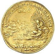 2 Goldgulden - Charles Edergold, Germany, 1677 reverse image