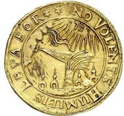 2 Ducats - William V Death, Germany, 1637 reverse image