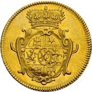 2 Ducats - Charles, Germany, 1725-1730 reverse image