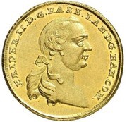 2 Friedrichs d'Or - Frederick II Stern - Pistole obverse image