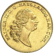 2 Friedrichs d'Or - Frederick II Stern - Pistole obverse image