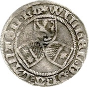 ½ Albus - William II halber Petersgroschen obverse image