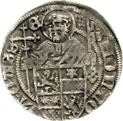 ½ Albus - William II halber Petersgroschen, Germany, 1493-1509 reverse image