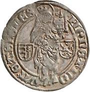 1 Groschen - William I Pilgergroschen, Germany, 1492 reverse image