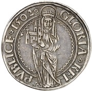 ¼ Guldengroschen - William II, Germany, 1502-1507 reverse image