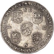 1 Thaler - Philip, Germany, 1552 reverse image