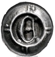 Denier Bracteate - Henry II obverse image