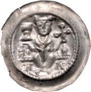 Denier Bracteate - Conrad II and Henry I obverse image