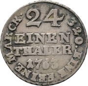 1⁄24 Thaler - Frederick William of Westfalen, Germany, 1763-1765 reverse image