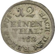 1⁄12 Thaler - Sede Vacante, Germany, 1762-1763 reverse image