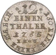 1⁄12 Thaler - Frederick William of Westfalen, Germany, 1763-1765 reverse image