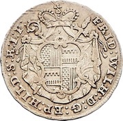 ⅙ Thaler - Frederick William of Westphalen obverse image