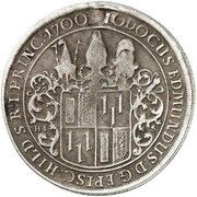 1 Thaler - Jobst Edmund of Brabeck Ausbeutetaler obverse image