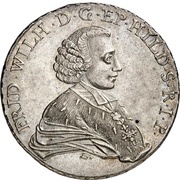 1 Thaler - Frederick William of Westfalen Konventionstaler obverse image