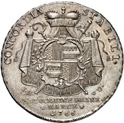 1 Thaler - Frederick William of Westfalen Konventionstaler, Germany, 1766-1768 reverse image